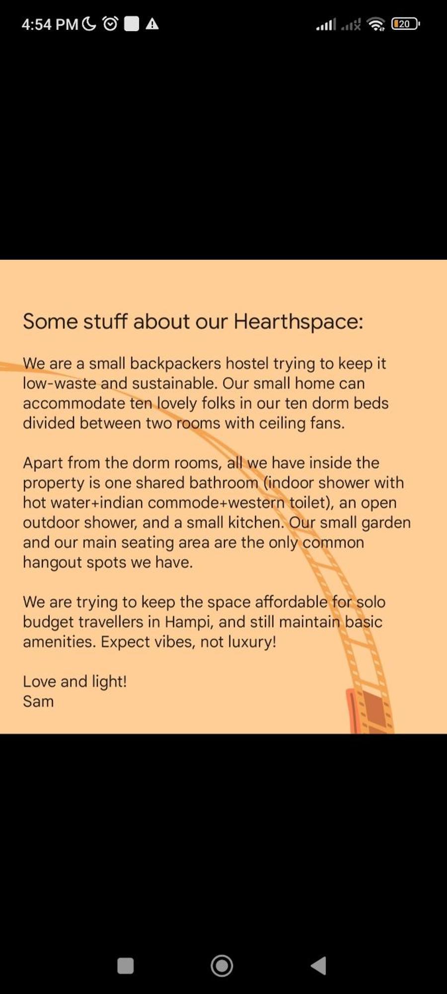 Hearthspace Hampi - Small Home, A Low-Impact Backpackers Hostel Eksteriør bilde